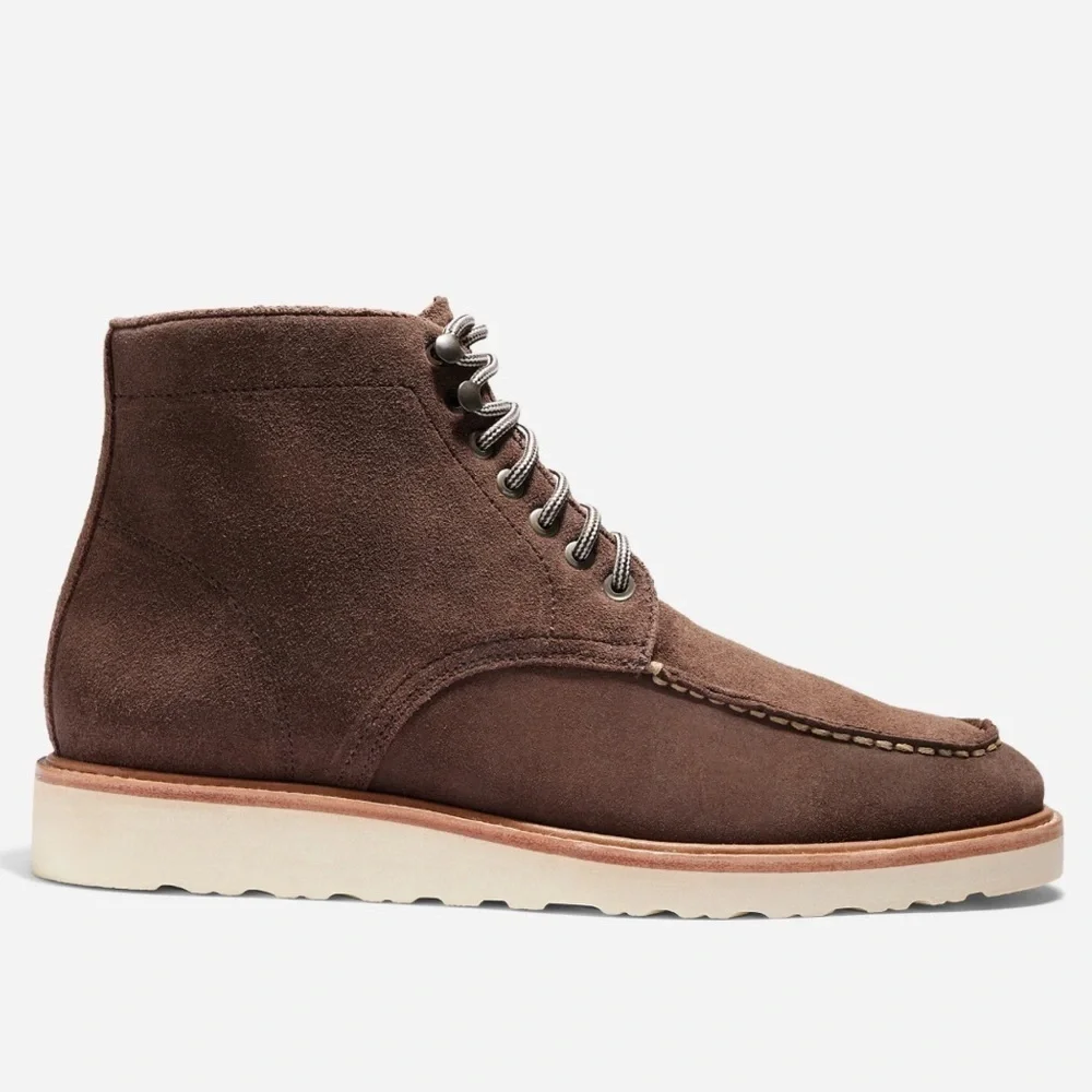 Nisolo All Weather Mateo Leather Boots Brown Size 12